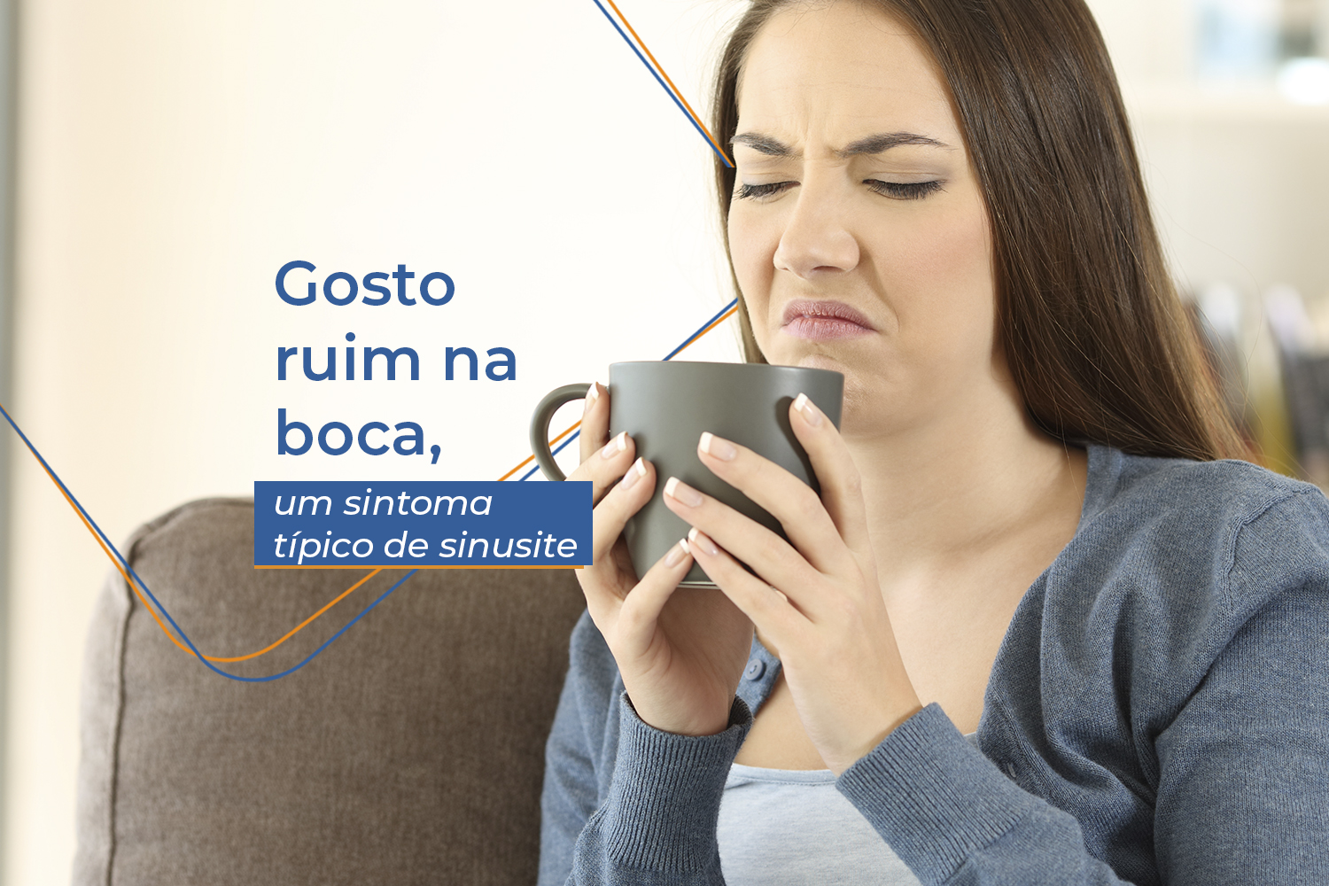 Gosto ruim na boca, um sintoma típico de sinusite - Hospital Paulista